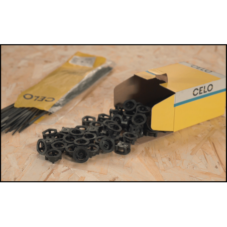 Embase clouable pour collier de serrage TBB noire