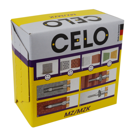 Cheville multi-matériaux avec collerette MZK 6