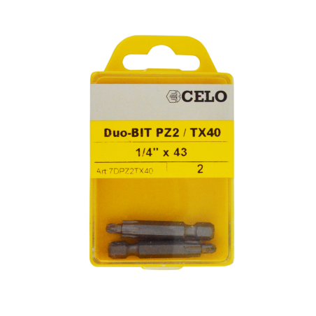 Embout PZ2 et TX40 2 uni