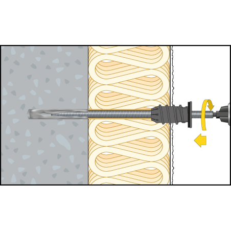 ResiTHERM® 12, 2 pcs, tige d'ancrage M12x260 acier inoxydable A4, raccord fileté M12x70 acier inoxydable A4