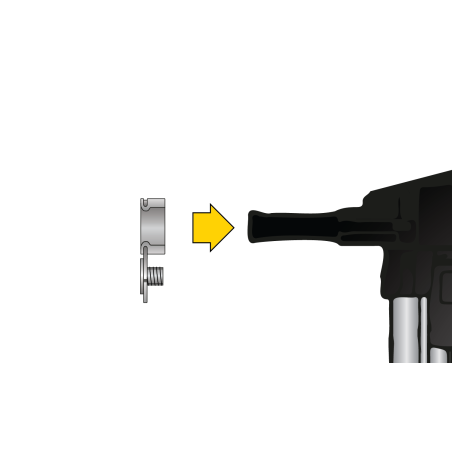 Accessoire clouable avec embout fileté ATR 6