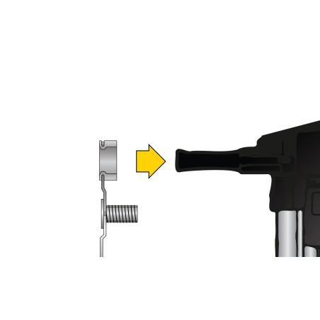 Accessoire clouable avec embout fileté ATR 8L