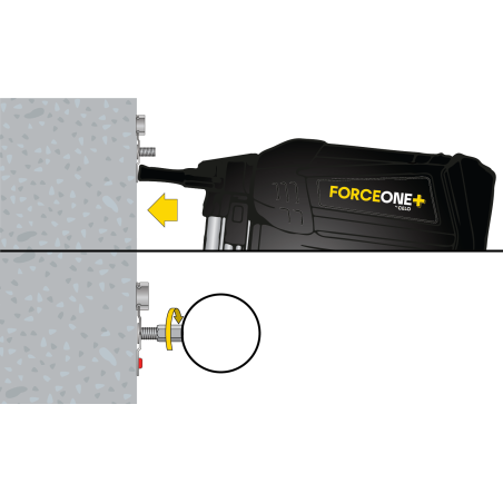 Accessoire clouable avec embout fileté ATR 8L