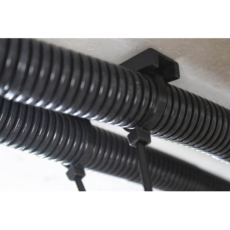 Embase clouable pour collier de serrage TBB noire